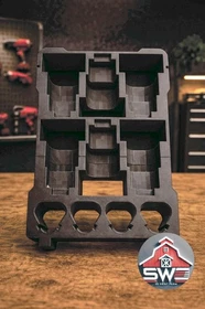 Insert Organizer for Milwaukee Packout 48-22-8435 | M12 CP and XC Batteries
