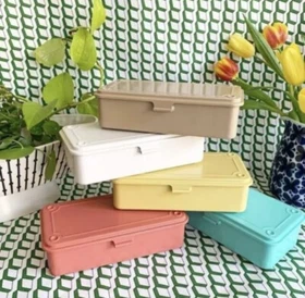 Toyo Steel T-190 Trunk Type Tool Box Made in Japan Multi Color Set 2 Patterns