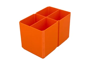 Klein Tools MODbox Two Drawer Toolbox Compatible Medium Nesting Bin