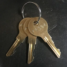 (3) Steelcase Furniture Replacement Keys Cut Key Code FR301 - FR550 -W/ TRACKING