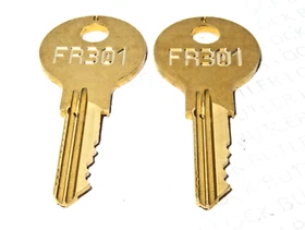 Steelcase Replacement Keys Furniture Cut Key Code FR301 - FR450 Large #