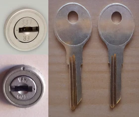 2 NEW Steelcase Keys File Cabinet / office furniture desk Key CODE FR301 - FR550