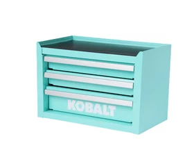 Kobalt Mini 2 Drawer Top or 3 Drawer Steel Bottom Base Tool Box Green Red Blue