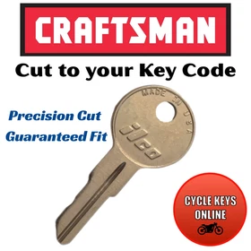 Craftsman Toolbox Keys cut to code for key codes RH01-RH50
