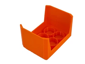 Klein Tools MODbox Three Drawer Toolbox Compatible Small Battery Nesting Bin