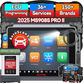 Autel MaxiSYS MK908 II / MS908S PRO II Scanner J2534 Programming Coding AutoScan