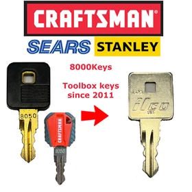 Craftsman Toolbox Replacement Key Llave CUT TO ORDER 8001-8223 8000 8100 8200