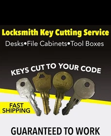 Better Built Toolbox Key Codes EC801-EC811 EC901-EC910 H01-H10 Tool box Key