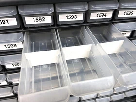 Akro-Mils Dividers for 10164 - WHITE - Dividers only - 3D Printed