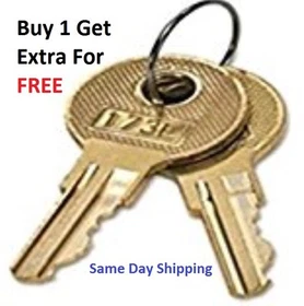 2 Toolbox Keys Pre-Cut To Your Key Code CH501-CH550 Truck Toolbox