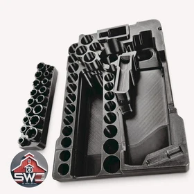 Insert Organizer for Milwaukee Packout 48-22-8435 | M12 FUEL 3/8 Ratchet 2557-20