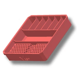 Vast Concepts Milwaukee PACKOUT Slim Large 162 Bit & Small Parts Storage Bin