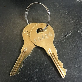 (2) Steelcase Furniture Replacement Keys Cut Key Code FR301 - FR550 -W/ TRACKING