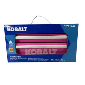 Kobalt Mini 2 Drawer Steel Tool Box Pink Blue White Green Black Red Gray New
