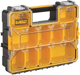 Dewalt DWST14825 Deep Pro Small Parts Organizer with Metal Latch 10 Compartment