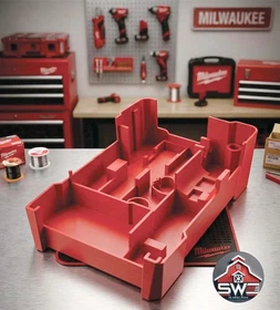 Insert Organizer for Milwaukee Packout 48-22-8435 M12 Gen 2 Impact Wrench