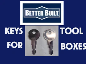 BETTER BUILT CH501-CH519 KEY 2 NEW KEYS FOR TOOL BOX KEY FREE SHIPPING