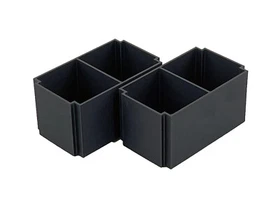 Husky Connect 2-Drawer Organizer Compatible Small Nesting Cup Bin