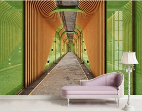 3D Green Channel ZHUA20607 Wallpaper Wall Murals Removable Self-adhesive Ann 24