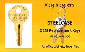 Steelcase FR Office Furniture Replacement Key OEM FR301 - FR550