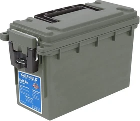 Sheffield Ammo Can Field Box .30 Cal Storage USA Made Lockable Sealed .556 .223