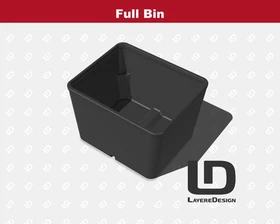Milwaukee PACKOUT Organizer Bins | 3-Drawer Storage | 48-22-8443 | Black or Red