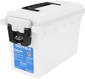Sheffield Ammo Can Field Box .30 Cal Storage USA Made Lockable Sealed .556 .223