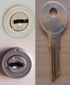 1 NEW Steelcase Key File Cabinet / office furniture desk Keys CODE FR301 - FR550