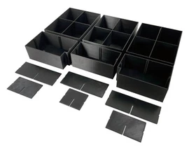 Dewalt ToughSystem 2.0 3 Drawer Tool Box Case Compatible Organizer Med Bin Set