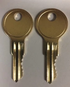 2 Toolbox Replacement Keys Pre-Cut To Your Key Code CH501-CH550 