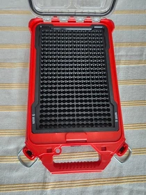 Milwaukee Packout Insert - 9mm Organizer box 48-22-8436 slim with label