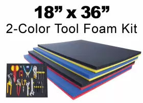 TSF-1836-BLKRD 5S SUPPLIES Tool Box Shadow Foam Organizers #2