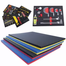 TSF-1836-BLKRD 5S SUPPLIES Tool Box Shadow Foam Organizers