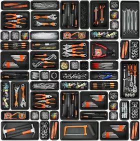 FBA-YZ014B A-LUGEI Tool Box Organizer Tray Dividers Set Bins #2