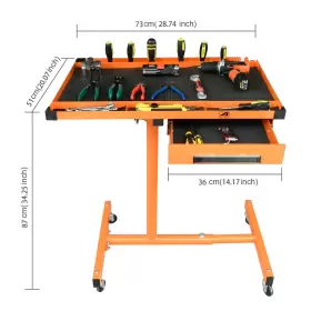 LT018 AAIN Workbench Bench Rolling Tool Tray