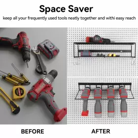 755630778187 ACEART Power Tool Organizer Hook Electric Drill #2