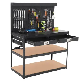 198723789781 ACONEE Workbench Steel Bench Garage Table