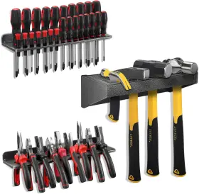 711181718799 AHOWPD Screwdriver Organizer Hammer Rack Pliers