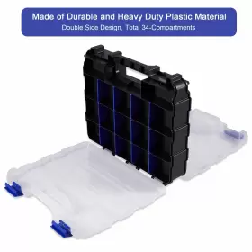 705690250246 AIDY-PRO Storage Tools Box Organizer Double #3