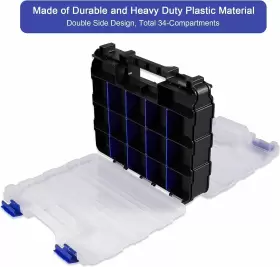 QD002-B AIDY-PRO Storage Tools Box Organizer Double Hardwar #3
