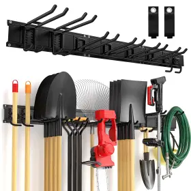 GG-BLK011 AILADL Garage Tool Organizer Wall Mount Garden