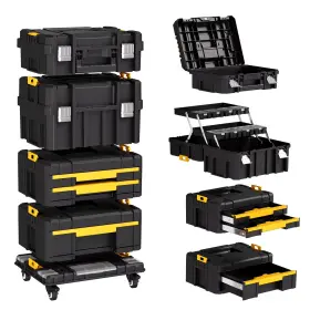 Toolbox-ae AIRAJ Tier Stackable Rolling Tool Box Wheels