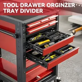 SC001 AIUITIO Tool Box Organizer Tray Toolbox Desk Drawer #3