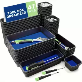 629721813227 AKOJOY Tool Box Organizer Set Drawer Tray