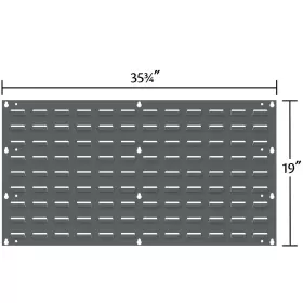 032903301366 AKRO-MILS Louvered Steel Wall Panel Garage #3