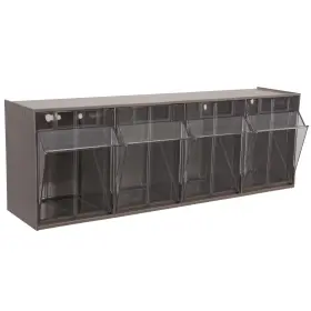06704MAUVE AKRO-MILS Tiltview Storage Cabinet Tilt Bins Par
