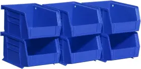 08212BLUE AKRO-MILS Akrobins Storage Bins Space Pack