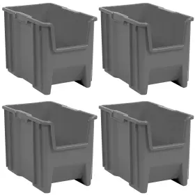 13014GREY AKRO-MILS Stak Stackable Storage Front Organizer