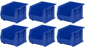 30239BLUE AKRO-MILS Akrobins Storage Stacking Containers Pack