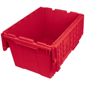 39120RED AKRO-MILS Storage Tote Hinged